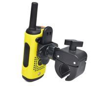 UAYESOK Bike Walkie Talkie Mount Holder, Universal Motorcycle Radio Mount for Handlebars Bike, Electric Scooter, ATV/UTV Compatilbe with Motorola Talkabout Baofeng Kewnood Icom Quansheng Two Way Radio