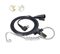 UAYESOK Covert Security Earpiece Walkie Talkie Headset for Motorola 2 Pin XT420 XT460 CP040 GP300 DP1400 CLS1110 CLS1410 Hytera Radio with Air Covert Acoustic Tube PTT Mic Microphone