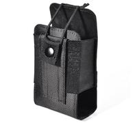UAYESOK Molle Radio Pouch Walkie Talkie Holder for Belt, Adjustable Multi-Function Tactical Security Radio Holster for Motorola Baofeng Kenwood Icom Midland Retevis Yaesu President
