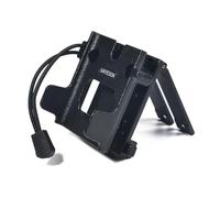 UAYESOK Radio Holder Belt Clip Universal Walkie Talkie Holster for Duty Belt Tactical Handheld Radio Pouch Case for Kenwood Motorola Baofeng Quansheng Icom Radio Accessories (H Frame & Belt and Molle)