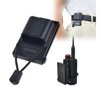 UAYESOK Radio Holder Belt Clip Universal Walkie Talkie Holster for Duty Belt Tactical Handheld Radio Pouch Case for Kenwood Motorola Baofeng Quansheng Icom Radio Accessories (Clip & Belt)
