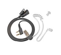 UAYESOK Two Way Radio Earpiece 2 Pin Covert Acoustic Tube Walkie Talkie Headset for Baofeng UV5R 888S UV-82HP BF-F8HP Kenwood Puxing Wouxun Bodyguard Security Radio with Noise Cancelling PTT Mic