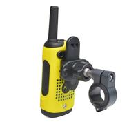 UAYESOK Universal Walkie Talkie Bike Mount, Two Way Radio Holder for Motorcycle Bicycle ATV Scotter, Aluminum Clamp Base for Handlebars for Motorola Tlkr Baofeng Kenwood Icom Radio with Custom Wrench