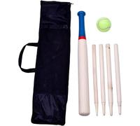 UB | 6 Piece Wooden Rounders Set | Outdoor Garden Game | Set Includes a Carry Bag | Big Family Day Out | Baseball Bat, Soft Tennis Ball & Sticks | Keep Active (ROUNDERS SET)