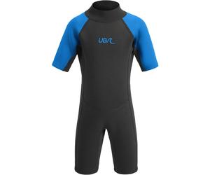 UB Kids Sharptooth Shorty Wetsuit Black/Blue 11-12 Years
