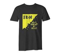 Ub40 Black T Shirt Men's Tee Don't Break My Heart Size L