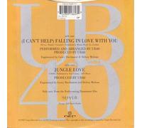 UB40 - UB40, I can't help falling in love with you, B side jungle love, DEP 40, 7" single