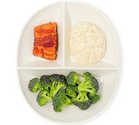Uba Portion Control Plate (Porcelain) for Adults Diabetic & Bariatric Diet