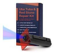 Uba Tuba & Black Stone Repair Kit (Red, Black & Clear Color) - Ideal as Granite I Works Great as Quartz Countertop I Also For Ceramic, Tile and Porcelain