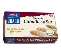 Ubago Mackerel Fillets South Sunflower Oil - 85g. Net