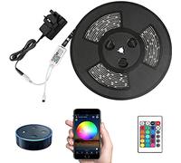 Ubanner 5050 WiFi Smart LED Strip Light Kit, 10M, Waterproof, Black Band | Smart app control, works with Android & iOS, IFTTT support, for home TV bedroom kitchen decor