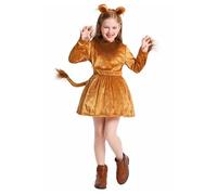 Ubaywey Cartoon Stage Performace Animal Lion Cosplay Costume Dress Headband Tail Clothing Halloween Carnival Party Suit