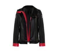 Ubaywey Vi Cosplay Jacket Cosplay Costume Outfits Adult Women Halloween Cosplay The Piltover Enforcer Costume Black Women, black, XL