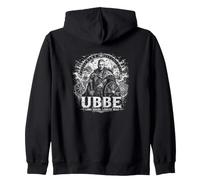 Ubbe Long Roads Longer Seas Viking Warrior Zip Hoodie