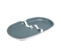 Ubbi Baby Changing Pad, Easy to Clean with Detachable Base, Lightweight, Waterproof Foam, Includes Safety Strap and Non-Skid Feet, Open Water