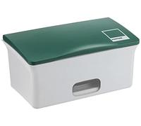 Ubbi Baby Wipes Dispenser, Baby Wipes Case, Baby Wipes Holder with Weighted Plate, Keeps Wipes Fresh and Non-Slip Rubber Feet, Pantone Green