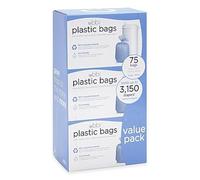 Ubbi Diaper Pail 75-Count Value Pack Plastic Bags (3 Pack)