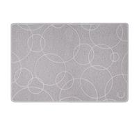 Ubbi Pet Cat Litter Mat, Non-Slip Litter Trapping Mat, Easy to Clean, Large, Grey