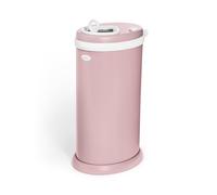 Ubbi Stainless Steel Nappy Bin, Odour Locking, No Special Bag Required, Award-Winning Diaper Pail, Cassette Free Disposal System, Fig Blossom