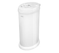 Ubbi Steel Odour Locking Nappy Disposal Bin, No Special Bag Required Money Saving, Awards-Winning, Modern Design Registry Must-Have Nappy Bin, White