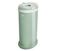Ubbi Stainless Steel Nappy Bin, Odour Locking, No Special Bag Required, Award-Winning Diaper Pail, Cassette Free Disposal System, Sage