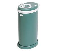 Ubbi Stainless Steel Nappy Bin, Odour Locking, No Special Bag Required, Award-Winning Diaper Pail, Cassette Free Disposal System, Open Water