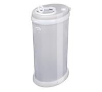 Ubbi Steel Odour Locking Nappy Disposal Bin, No Special Bag Required Money Saving, Awards-Winning, Modern Design Registry Must-Have Nappy Bin, Grey
