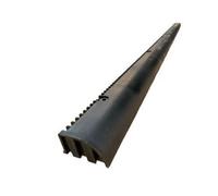 Ubbink Over Fascia Vent 1M X 10mm Air Gap Pack Of 20 - Polypropylene, Black.