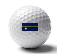UBBVPKY Golf Gifts for Men Unique, Personalized Colored Republic of Nauru Flag Golf Balls, Cool Golfers Accessories for Golfers Lovers Dad Husband