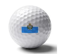 UBBVPKY Golf Gifts for Men Unique, Personalized Colored Republic of San Marino Flag Golf Balls, Cool Golfers Accessories for Golfers Lovers Dad Husband