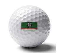 UBBVPKY Novelty Fun Printed Golf Balls - Fashion Republic of Chechnya Flag Golf Practice Balls - Cool Golfers Lovers Accessories for Men Dad Husband Gift for Golfers