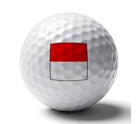 UBBVPKY Personalised Golf Balls for Men with Republic of Indonesia Flag Unique Golf Gifts Accessories for Golfers Lovers, Dad, Husband for Birthday and Christmas
