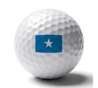 UBBVPKY Personalised Printed Golf Balls - Funny Golfers Accessories Gift with Federal Republic of Somalia Flag - Novelty Gift for Golfers - for Golf Lovers, Tournaments