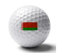 UBBVPKY Personalised Printed Golf Balls - Funny Golfers Accessories Gift with Republic of Belarus Flag Golf Ball - Novelty Gift for Golfers Lovers, Dad, Husband, Kids