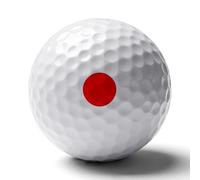 UBBVPKY Personalized Golf Balls with Japan Flag - Great Gift For Men And Women - Rubber Distance Golf Ball Accessories for Golfers Lovers, Dad, Husband