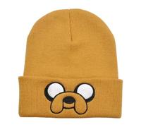 UBBY Adventure Time Beanies Hat Simplicity Knitted Hat for Unisex Winter Daily Knitted Hat Gifts for Child Boys Girls, Yellow, M