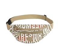 UBDIGFAD bumbags for Ladies Women's Waist Bag 2-Pack Colorful Large Capacity Multi-Layer Chest Shoulder Messenger Bag-Khaki