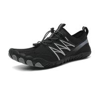 UBDIGFAD Water Shoes Hiking Five-Finger Outdoor Swimming Beach Wading Shoes-Black C-46