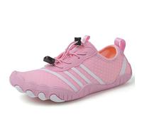 UBDIGFAD Water Shoes Hiking Five-Finger Outdoor Swimming Beach Wading Shoes-Pink E-41