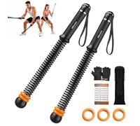 UBeesize Weighted Ropeless Battle Rope Fitness Kit with Gloves & Bag