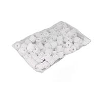 UBEF Ceramic Aquarium Rings, Hollow Shape Reduce Harmful Bacteria Biological Aquarium Filter Media With Fishnet Bag