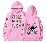 Ubeisy Anime One Piece Nico Robin Monkey D Luffy Cosplay Hoodie Long Shirt Outwear Casual Fashion Sweatshirt,005pink,4XL1 Red