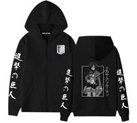 Ubeisy Attack AOT Titan 3D Hoodie Mikasa Cosplay Long Sleeve Scout Regiment Pullover Sweatshirt Streetwear Clothes,G-1/M