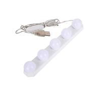UBEIYI Hollywood Style LED Vanity Mirror Lights Kit with 5 Dimmable Bulbs, USB Cable Vanity Lights with 3 Color Modes & 5 Adjustable Brightness
