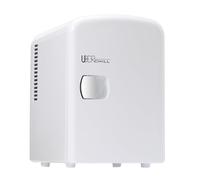 Uber Appliance Chill UB-CH1 Retro 6-Can Mini Personal Refrigerator, Retro Style, Modern, Casual, White, 9 x 7 x 10.5 inches, 1