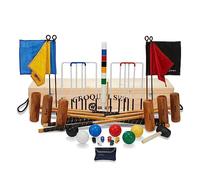 Uber Games 6 player Pro Croquet Set with Wooden Storage Box