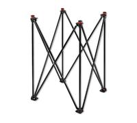 Uber Games Adjustable & Collapsible Carrom Board Stand - 30" Elevated Platform for Level Play, Fully Adjustable Legs, Lightweight, Foldable for Easy Storage & Transport with Canvas Carry Bag