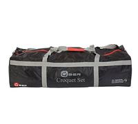 Uber Games Canvas Croquet Set Bag - Durable Outdoor Garden Game Bag with Reinforced Carry Straps, Padded Handles, Rubber Protective Feet - Suitable for 6 Player Sets