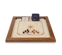 Uber Games Championship Carrom Board Set - Official 37" Birch Plywood Game