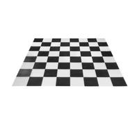 Uber Games Giant Outdoor Chess & Draughts Board (32 Black, 32 White) | Tile Size 38cm x 38cm, Assembled Board Measures 304cm x 304cm, 64 Durable Plastic Tiles, Ideal for Garden, Events & Family